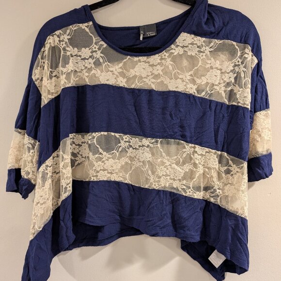 Sparkle & Fade Lace Cream Top - Picture 1 of 1